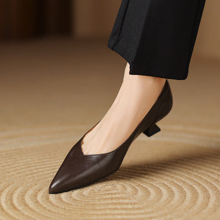 Authentic Leather Heels