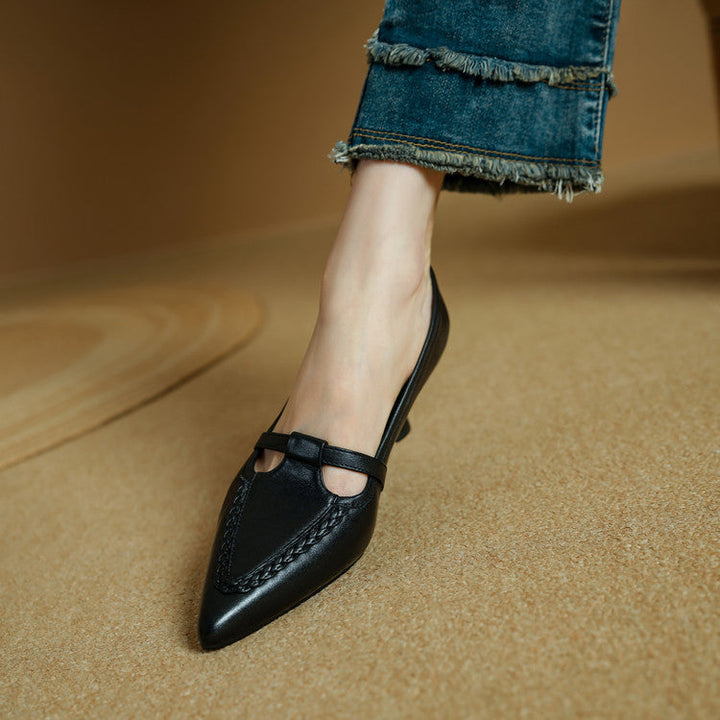 Authentic Leather Stiletto Heels Orel