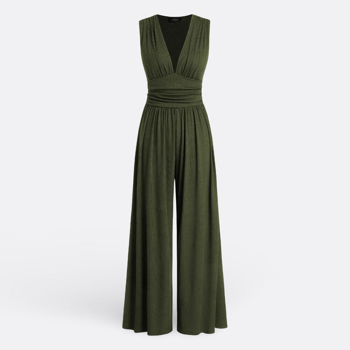 Leonor - Elegant Sleeveless Jumpsuit with Wide Legs