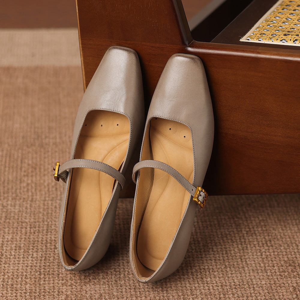 Authentic Leather Heels Aira