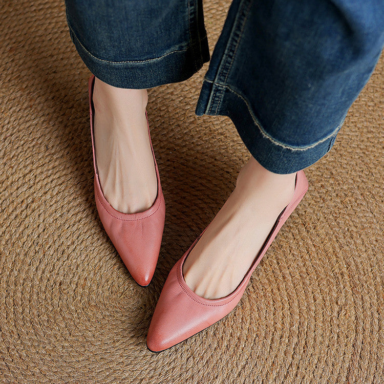Liora Authentic Leather Heels