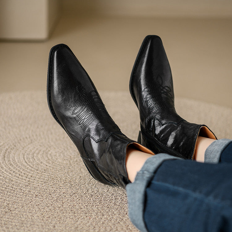 Dakota Genuine Leather Western Boots