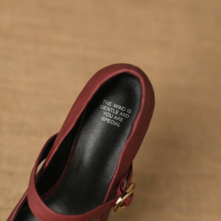Azra Authentic Leather Heels