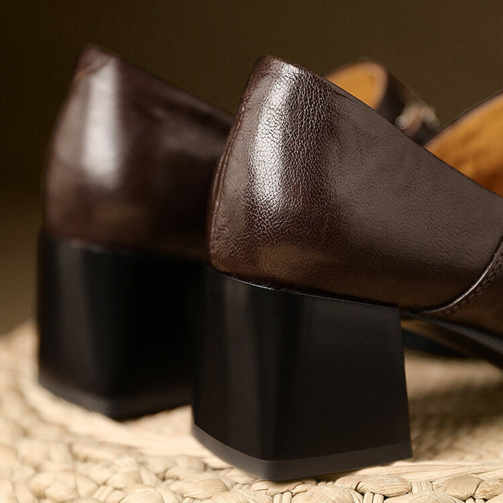 Authentic Ekra Leather Heels