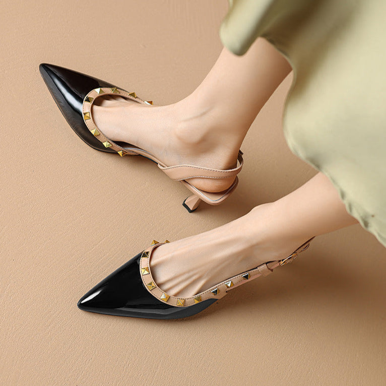 Genuine Leather Heels - Additional Option