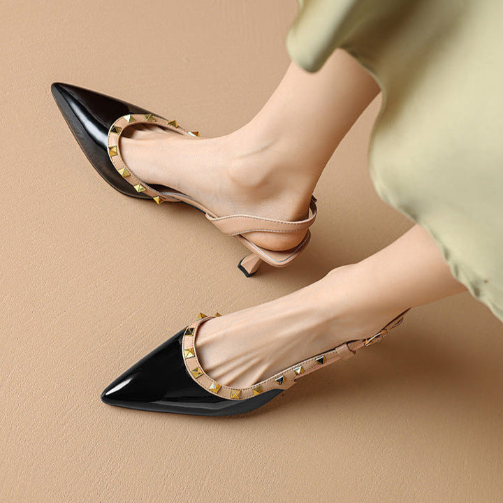Genuine Leather Heels - Additional Option
