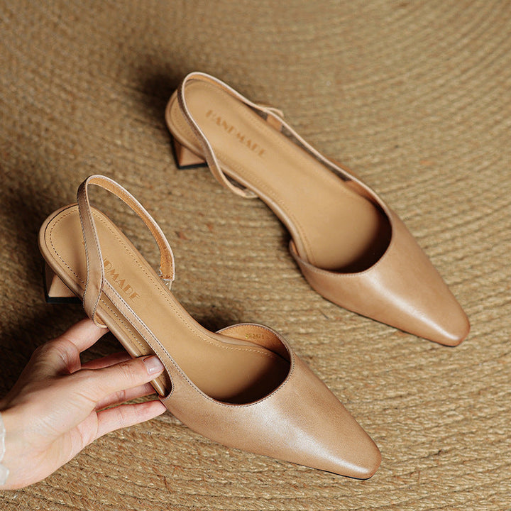 Authentic Leather Elle Heels