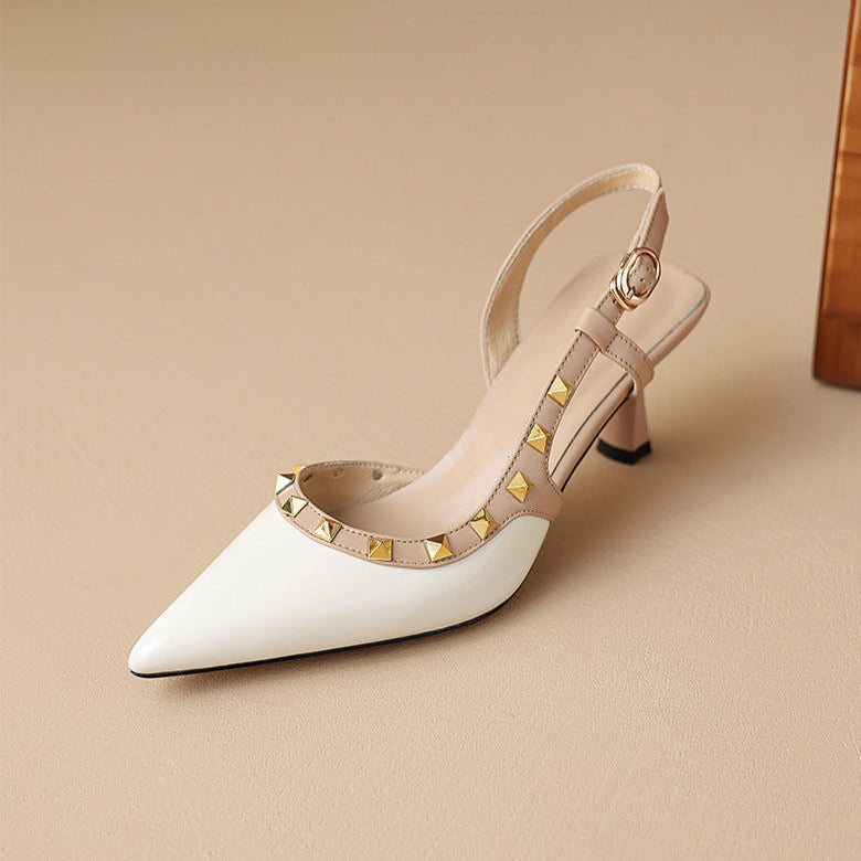 Genuine Leather Heels - Additional Option