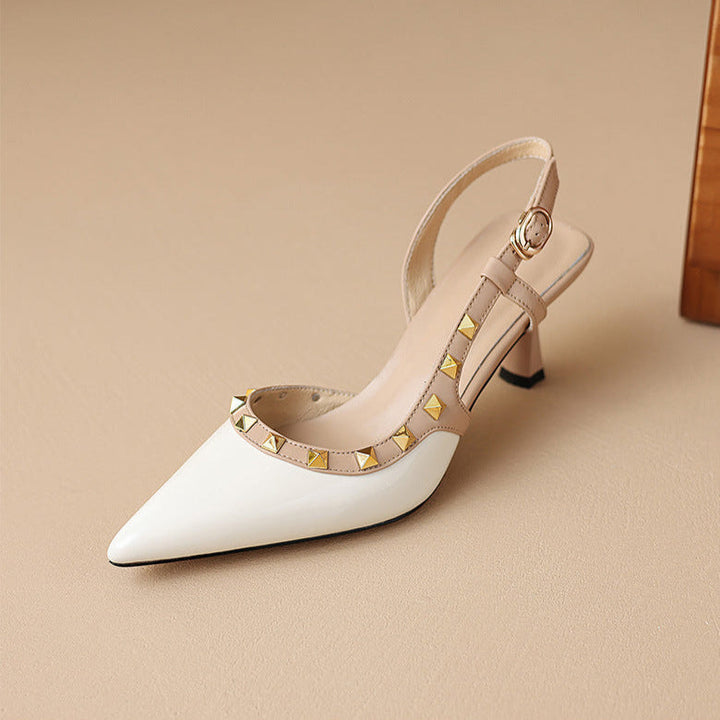 Genuine Leather Heels - Additional Option
