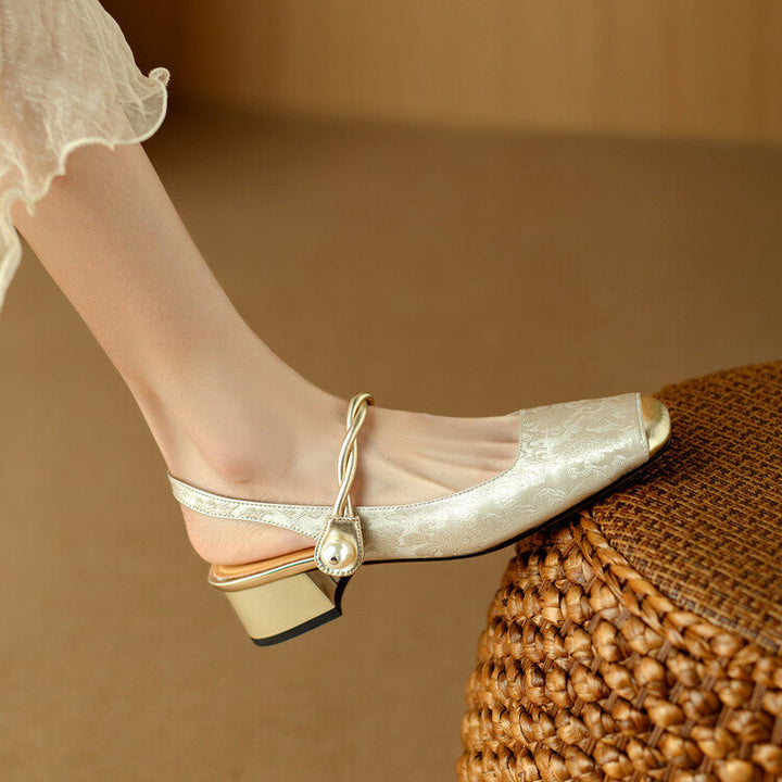 Galeni Leather Heels
