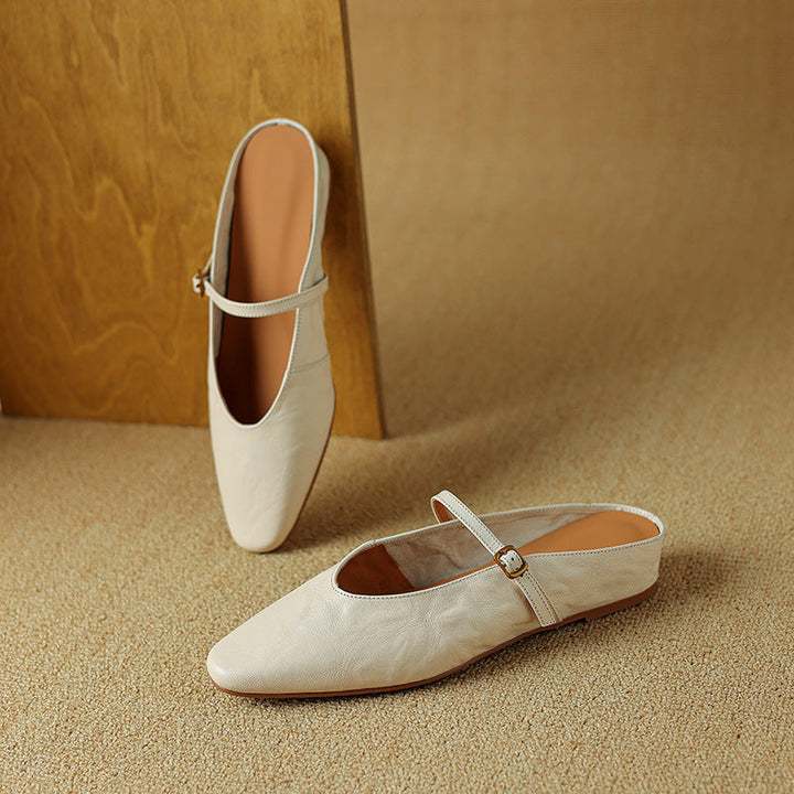 Kiro Genuine Leather Mules