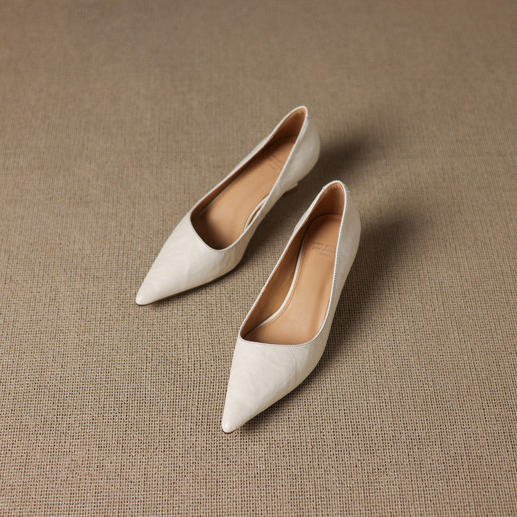 Authentic Leather Court Shoes Elar