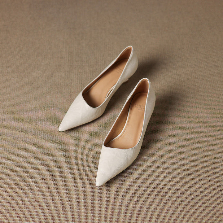 Authentic Leather Court Shoes Elar