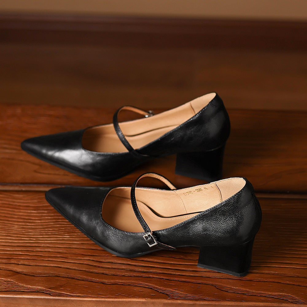 Authentic Leather Heels Orvia