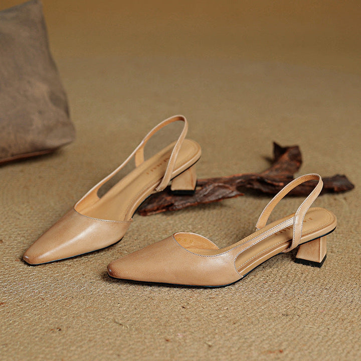 Authentic Leather Elle Heels
