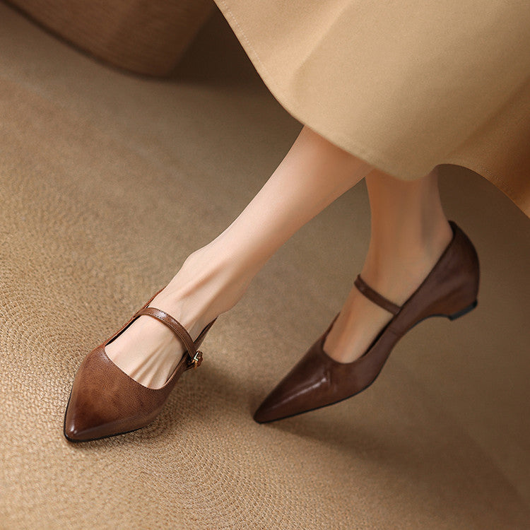 Felia Authentic Leather Heels