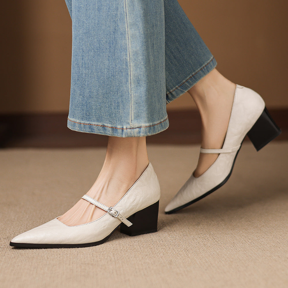 Authentic Leather Heels Orvia