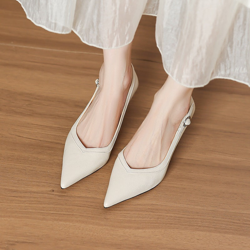 Authentic Leather Heels Ezel