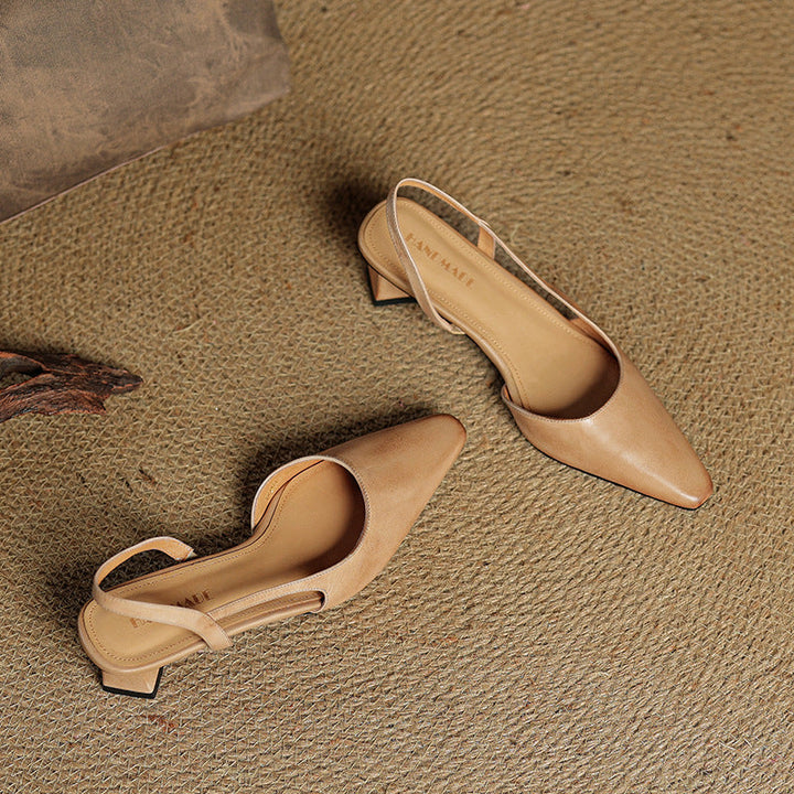 Authentic Leather Elle Heels