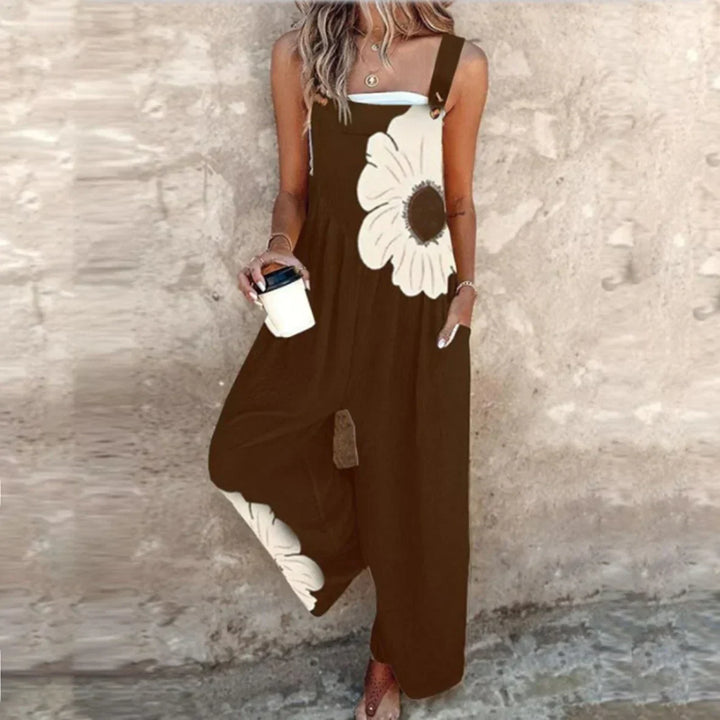 Women's Floral Print Jumpsuit