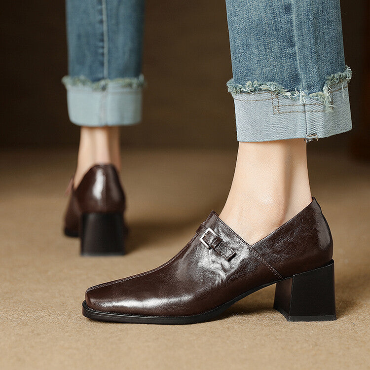 Authentic Ekra Leather Heels