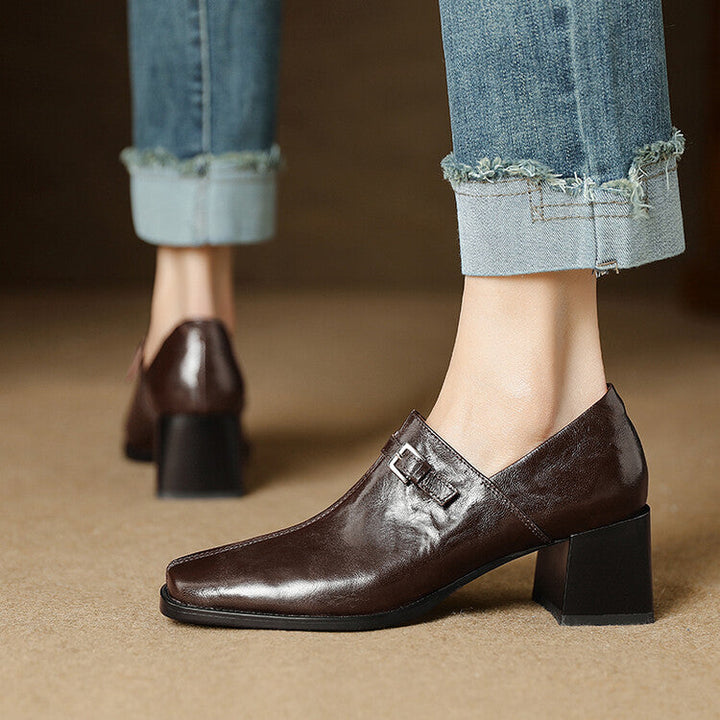 Authentic Ekra Leather Heels