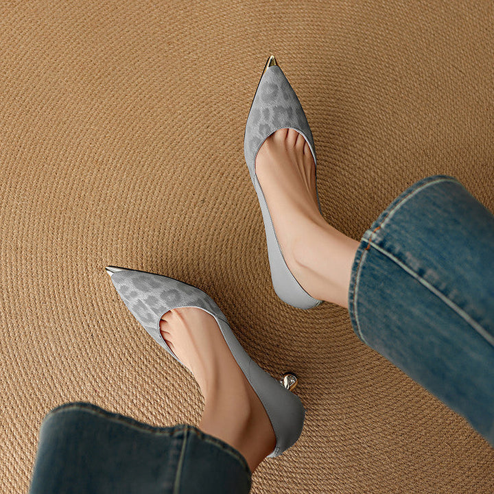 Authentic Leather Heels Valea