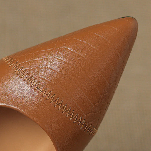 Elyra Authentic Leather Court Shoes