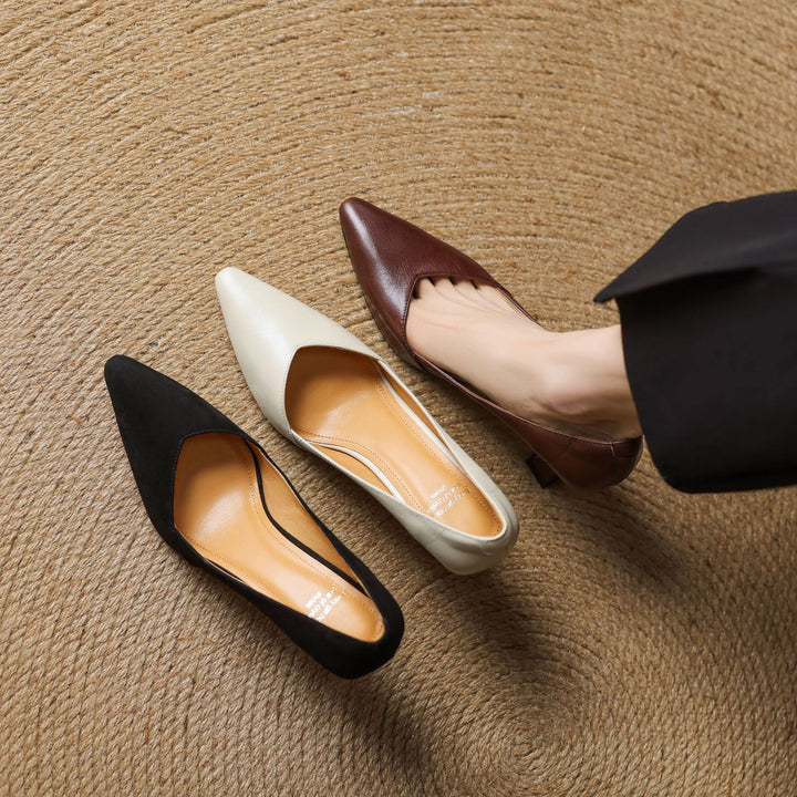 Genuine Leather Women's Heels