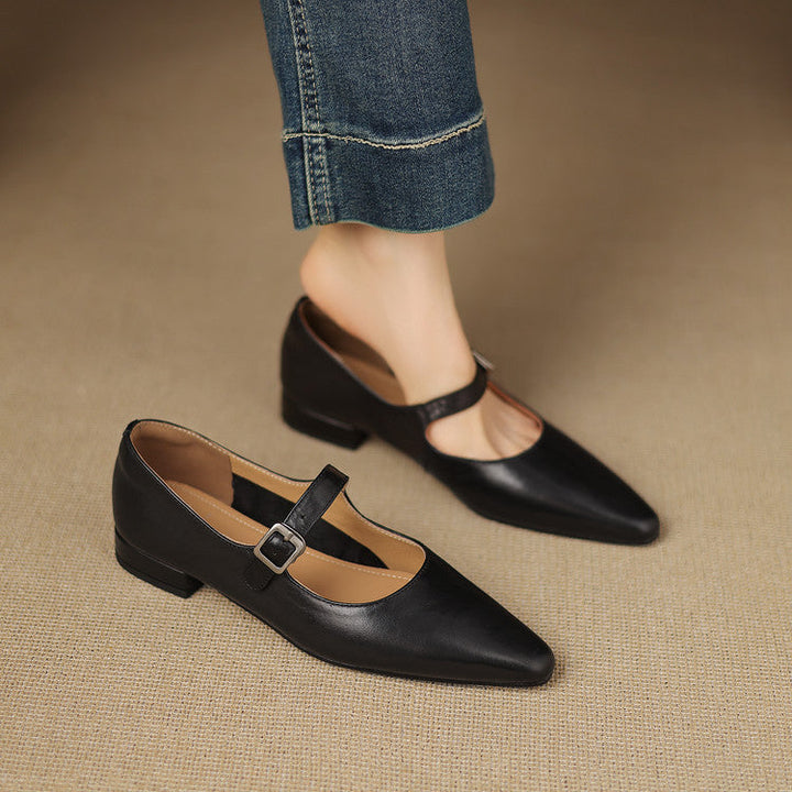 Authentic Leather Heels Orya