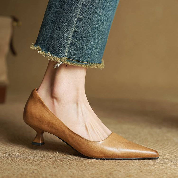 Genuine Leather Heels