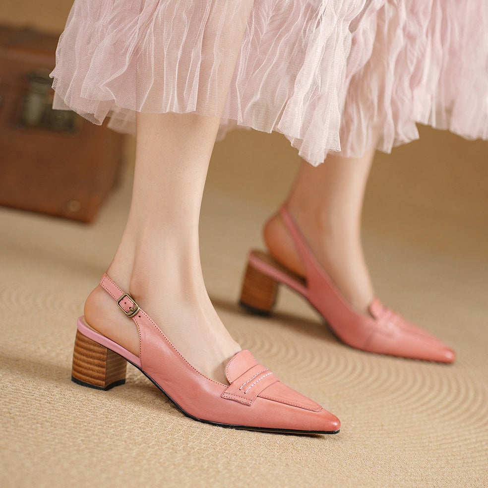 Authentic Leather Heels