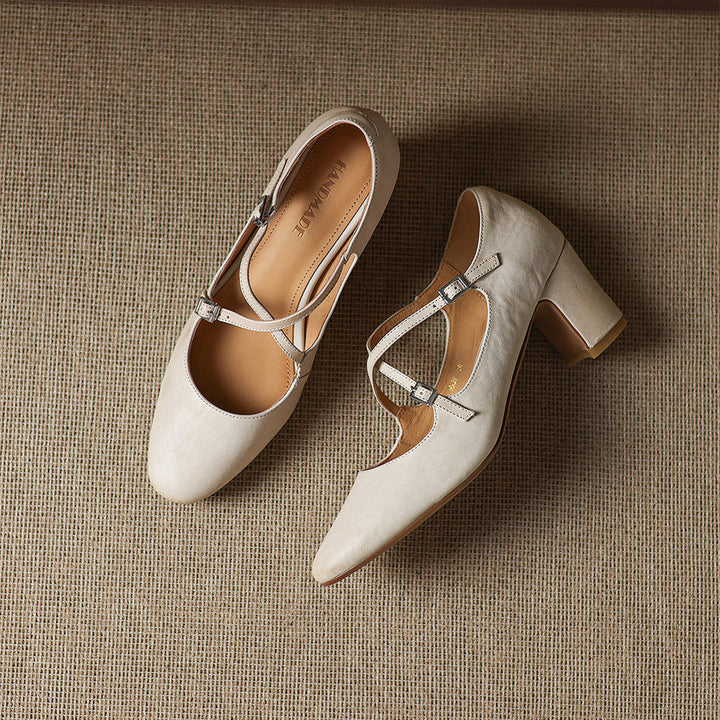 Authentic Leather Heels Orrel