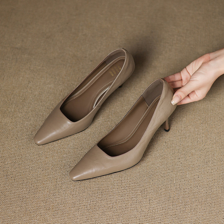 Authentic Leather Heels