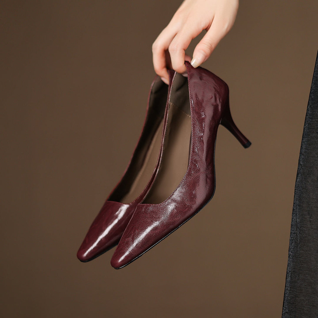 Authentic Leather Heels
