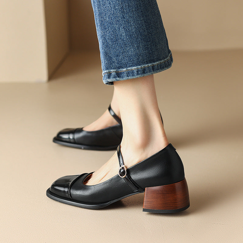 Authentic Leather Heels Erel
