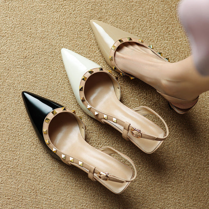 Genuine Leather Heels - Additional Option