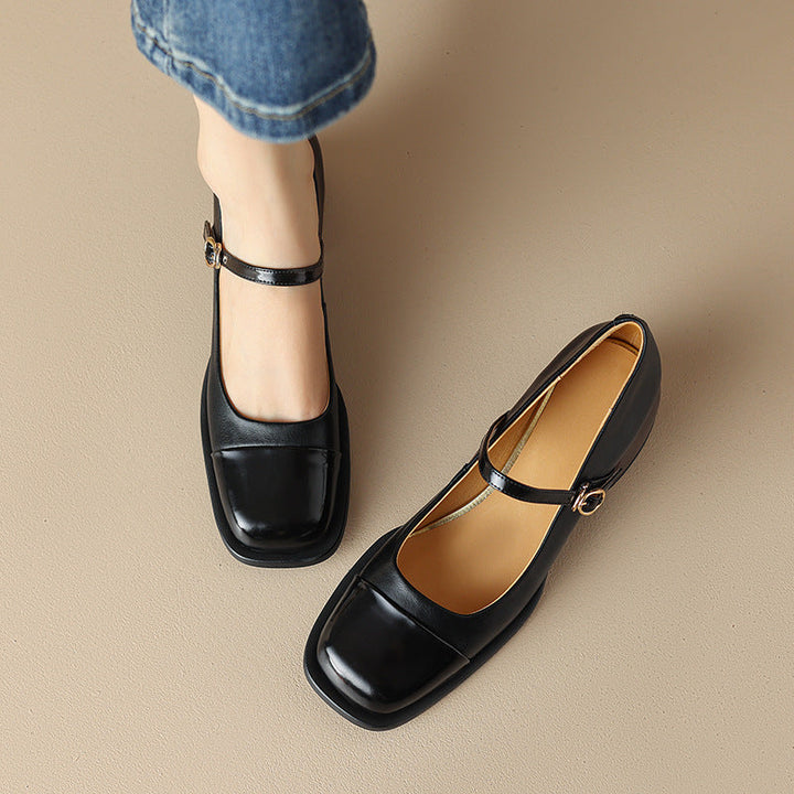 Authentic Leather Heels Erel