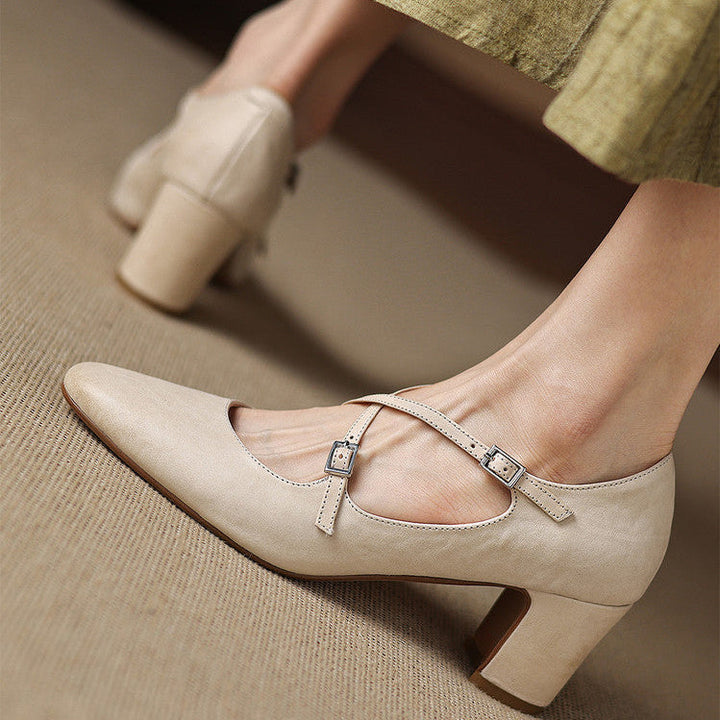 Authentic Leather Heels Orrel