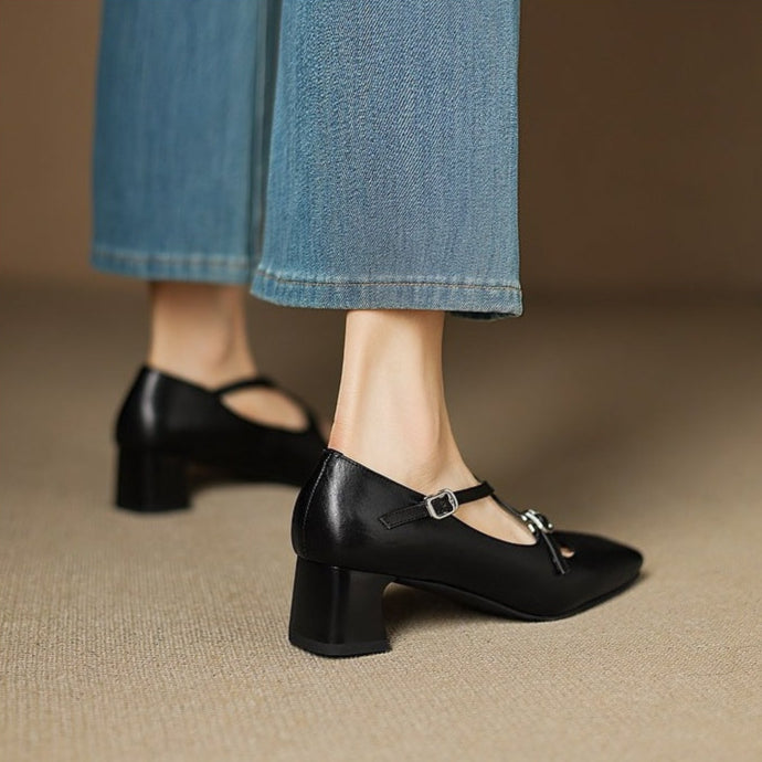 Authentic Leather Heels Ciora