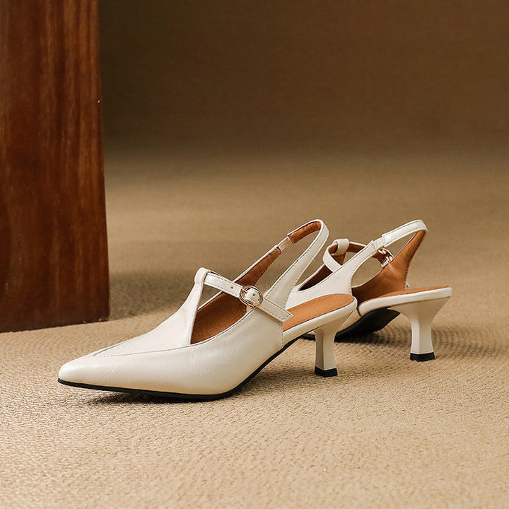 Lauren Leather Heels