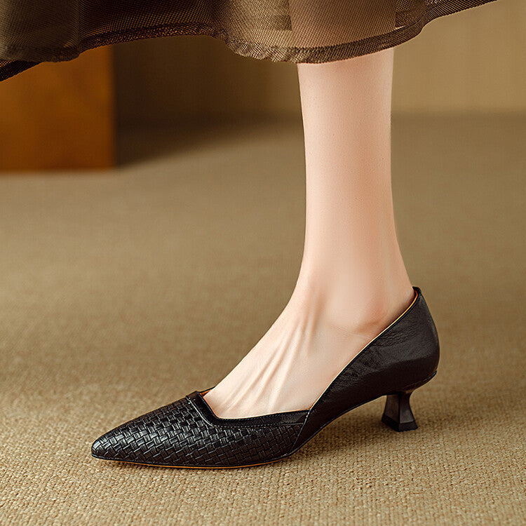 Genuine Leather Pumps Enzo