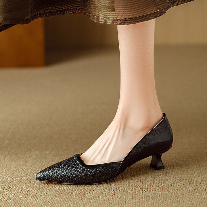 Genuine Leather Pumps Enzo