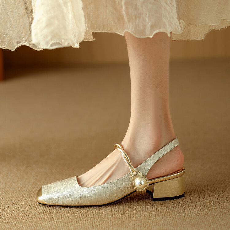 Galeni Leather Heels