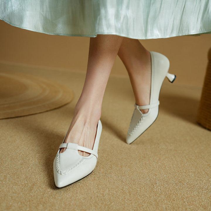 Authentic Leather Stiletto Heels Orel