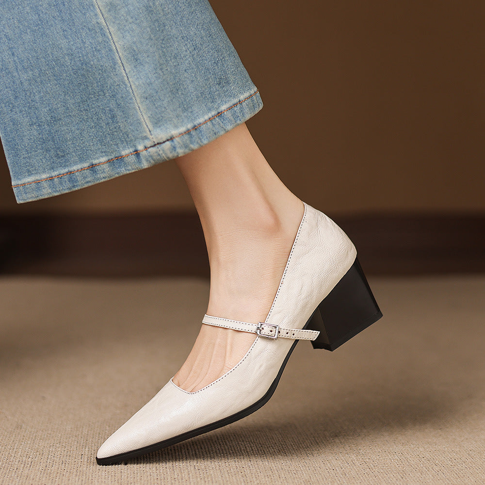 Authentic Leather Heels Orvia
