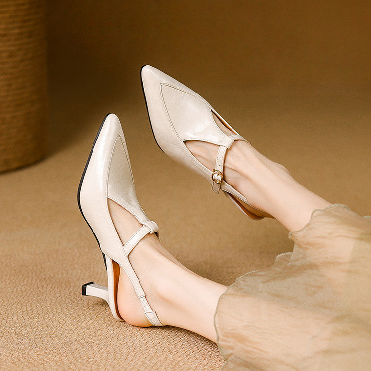 Lauren Leather Heels