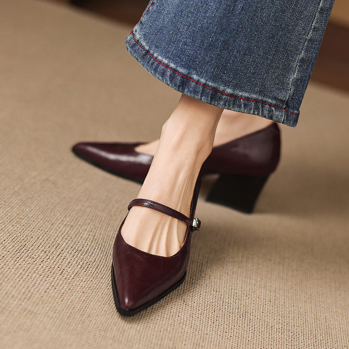 Authentic Leather Heels Orvia