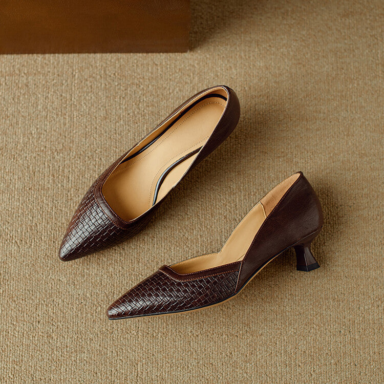 Genuine Leather Pumps Enzo