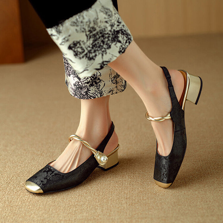 Galeni Leather Heels